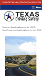 Mobile Screenshot of cheapdrivingcourse.com